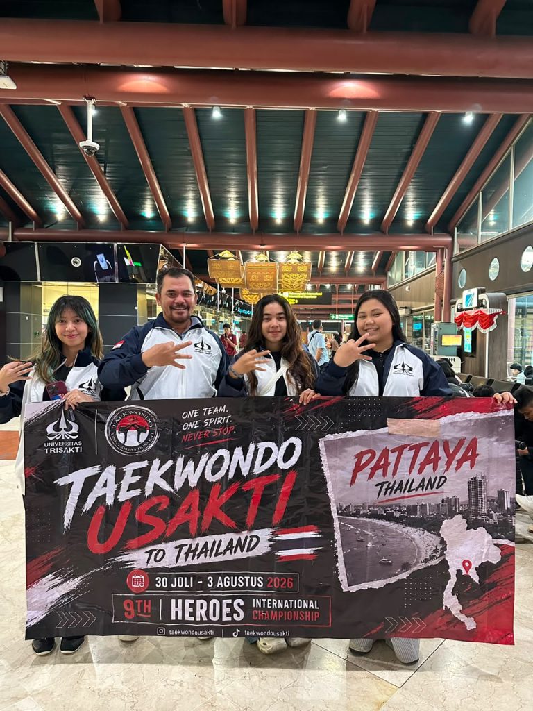 UKM Taekwondo Universitas Trisakti Siap Berlaga di “The 9th Heroes Taekwondo International Championship 2026”, Thailand!