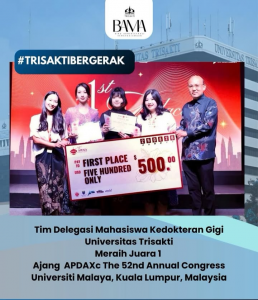 PRESTASI MAHASISWA FKG USAKTI DALAM AJANG APDAXC 52nd ANNUAL CONGRESS 2026 DI MALAYSIA