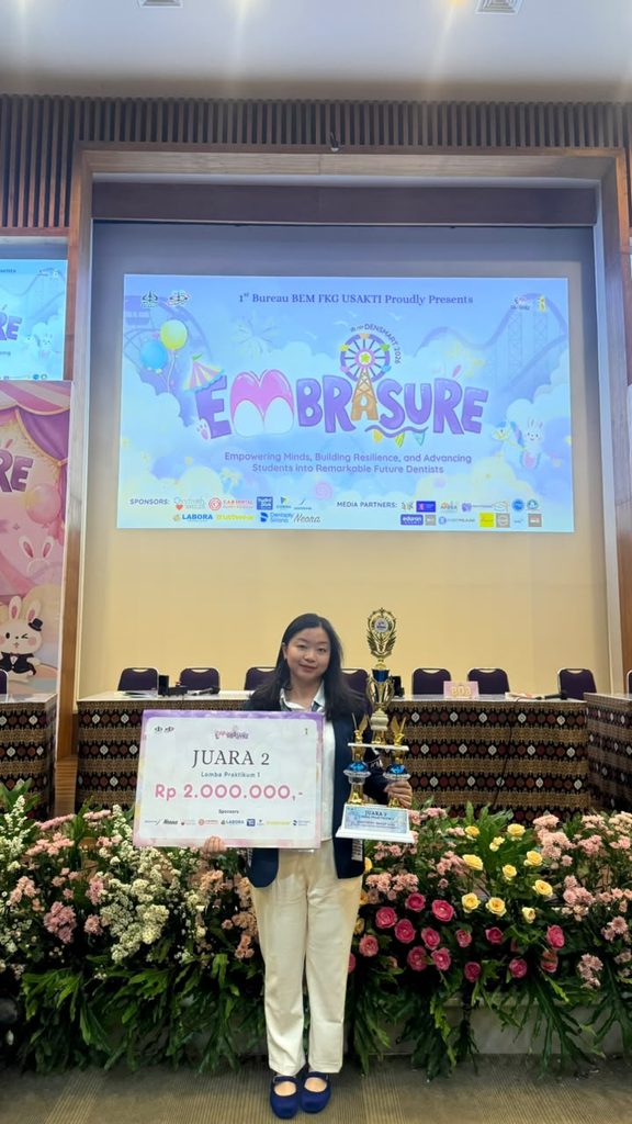 Mahasiswa FKG Universitas Trisakti Sabet Juara 2 Lomba Praktikum Prostodonti Tingkat Nasional